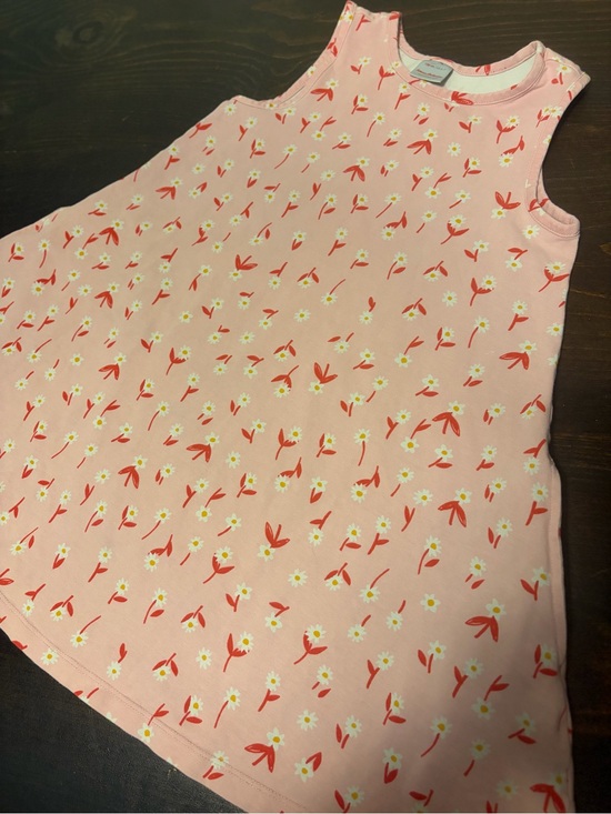 Hanna Andersson Other - Hanna Andersson Pink Floral Knit Tank Dress size 6 with Pockets